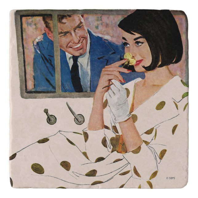 The Golden Rose Trivet (Front)