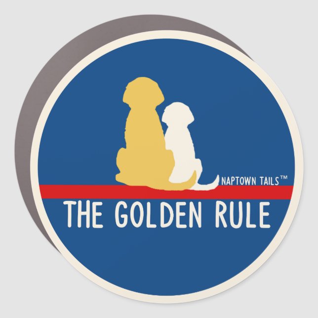 The Golden Rule Car Magnet (Front)