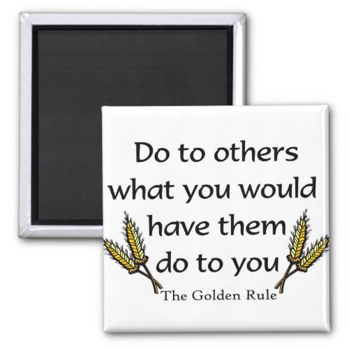 The Golden Rule christian gift item Magnet