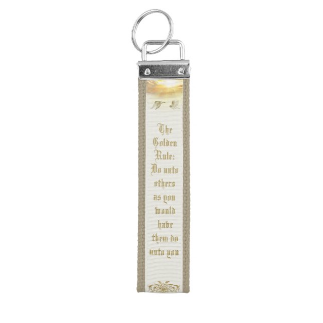 The Golden Rule Keychain (Keys on Top)
