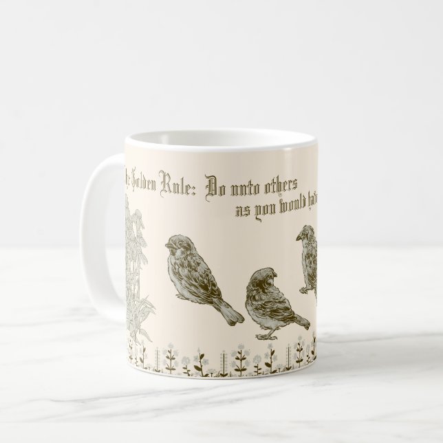 The Golden Rule Mug Coffee Cup (Front Left)