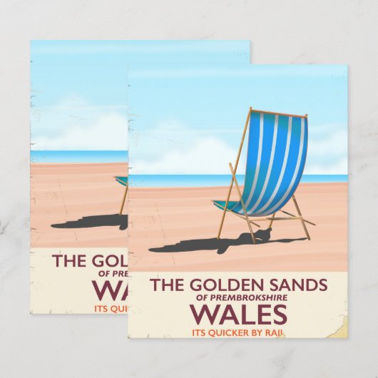 The Golden Sands of Pembrokeshire,Wales (Front/Back)