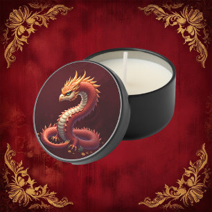 The golden serpent dragon. mini candle favors