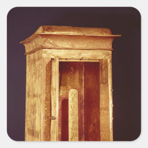 The Golden Shrine of Tutankhamun New Kingdom Square Sticker