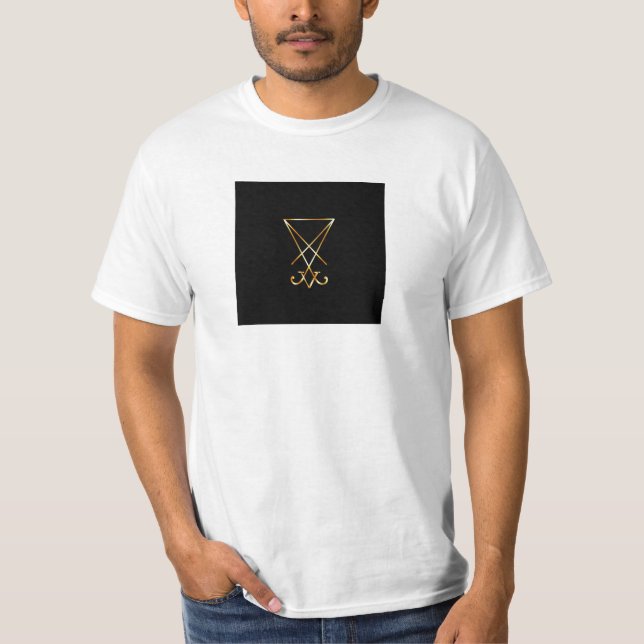 The golden sigil of Lucifer T-Shirt (Front)