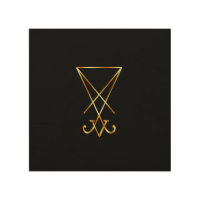 The golden sigil of Lucifer