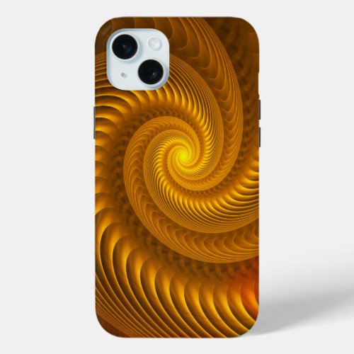 The Golden Spiral iPhone 15 Plus Case