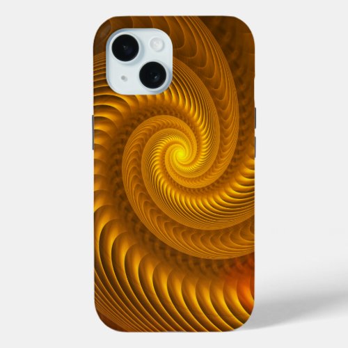 The Golden Spiral iPhone 15 Case