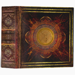 The Golden Stag Ancient Tome 3 Ring Binder