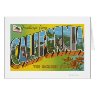 The Golden State - Large Letter Scenes Cards