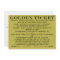 The Golden Ticket Birthday Invitation