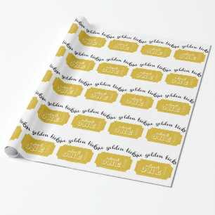 The Golden Ticket Wrapping Paper