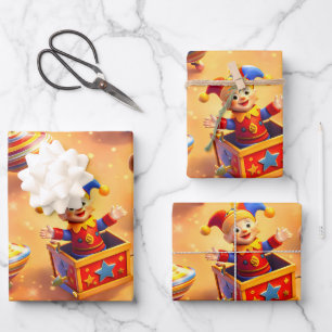The golden toybox premium prem wrapping paper sheets
