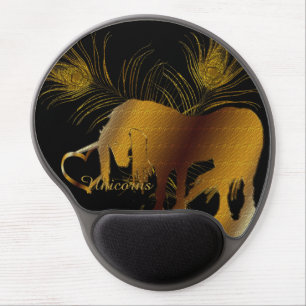 The Golden Unicorn Gel Mouse Pad