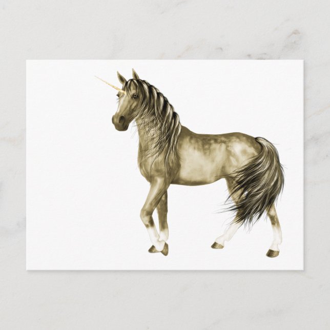 the Golden Unicorn Postcard (Front)