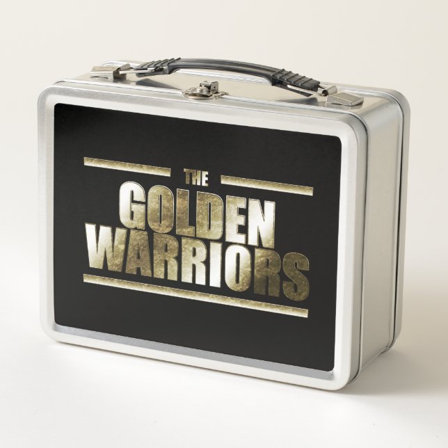 The Golden Warriors Metal Lunch Box (Front)