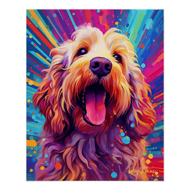 The Goldendoodle Dog 001 - Zetton Ziana Poster (Front)
