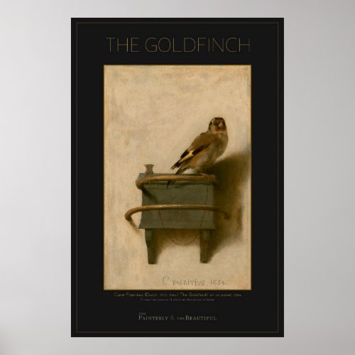 The Goldfinch 24x36 Large Art Poster