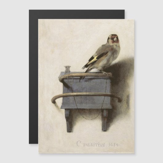 The Goldfinch by Carel Fabritius (Front/Back)
