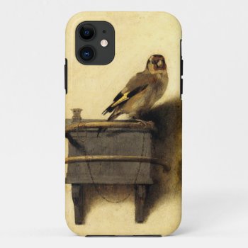 The Goldfinch By Carel Fabritius Iphone 11 Case by GalleryGreats at Zazzle
