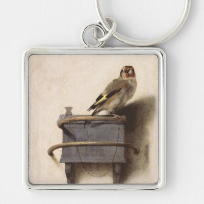The Goldfinch Keychain
