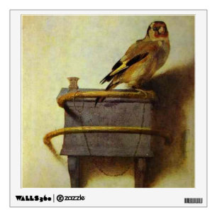 The Goldfinch painting by Carel Fabritius Wall Decal