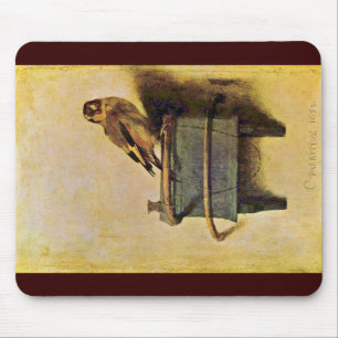 The Goldfinch., Puttertje By Carel Fabritius Mouse Pad