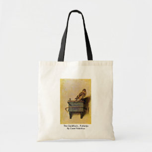 The Goldfinch., Puttertje By Carel Fabritius Tote Bag