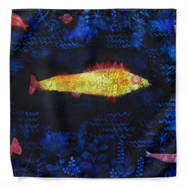 The Goldfish, Paul Klee Bandana (Front)