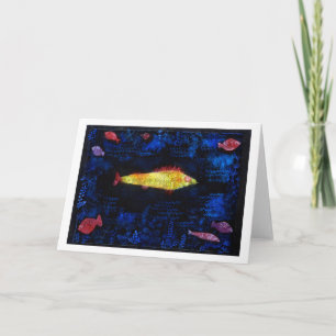 The Goldfish, Paul Klee Card