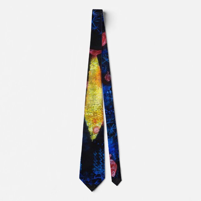 The Goldfish, Paul Klee Neck Tie (Front)