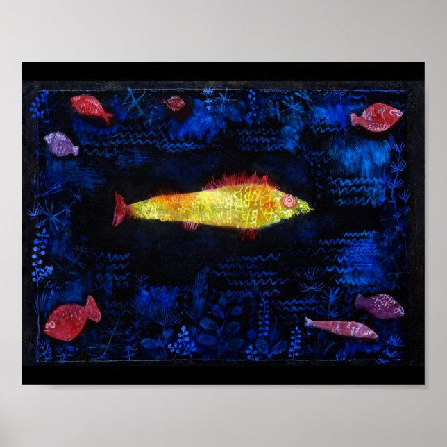 The Goldfish, Paul Klee Poster (Front)