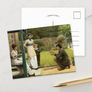The Goldfish Seller George Dunlop Leslie Postcard