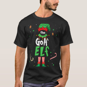 The Golf Elf Xmas Matching Christmas For Family T-Shirt