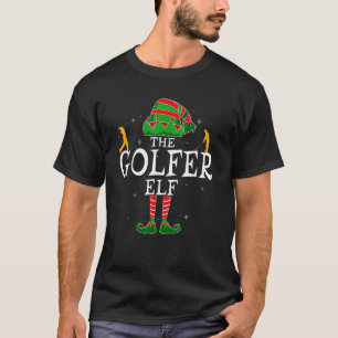 The Golfer Elf Group Matching Family Christmas Gol T-Shirt