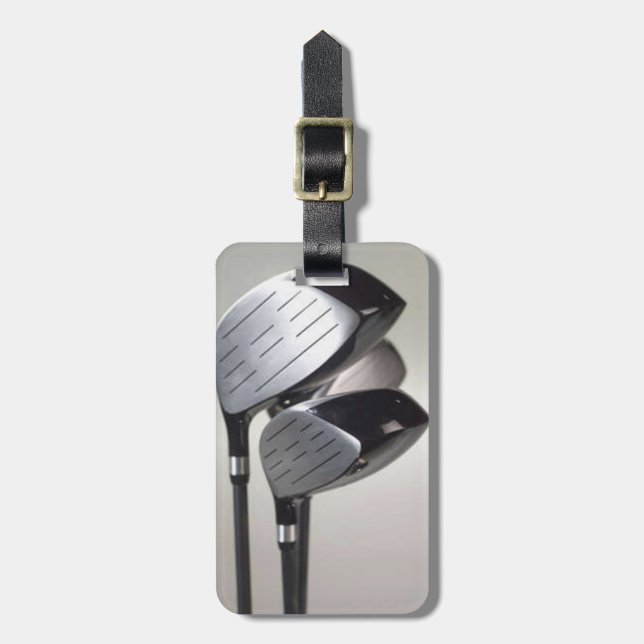 THE GOLFER'S LUGGAGE TAG and BAGGAGE TAG (Front Vertical)