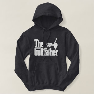 the golffather" Fun Golf Quote golf dad Embroidered Hoodie