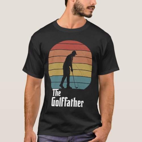 The Golffather Golf Father Funny Golfing  T_Shirt