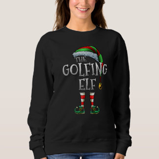 The Golfing Elf Shirt Matching Family Golfing Chri