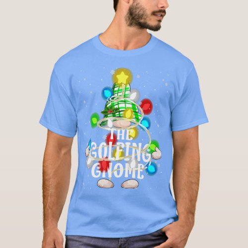 The Golfing Gnome Christmas Matching Family Shirt