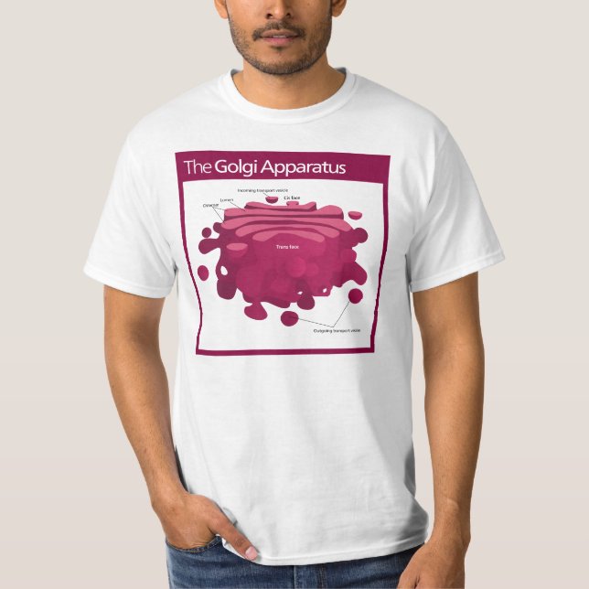 The Golgi apparatus Golgi complex Diagram T-Shirt (Front)