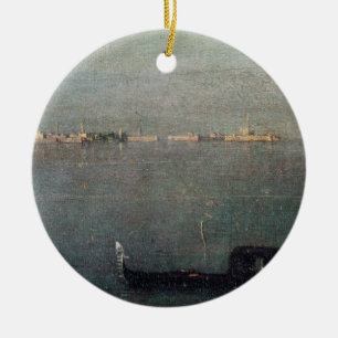 The Gondola on the Lagoon Ceramic Ornament