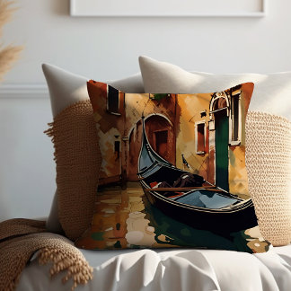 The Gondola Throw Pillow
