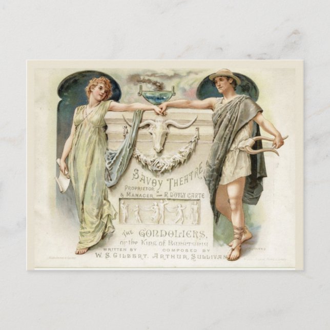 The Gondoliers Postcard (Front)