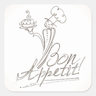 Sticker Kitchen - Bon appetite pas cher - Stickers Cuisine discount -  stickers muraux - madeco-stickers