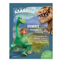 The Good Dinosaur Birthday Card