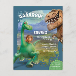 The Good Dinosaur Birthday Invitation