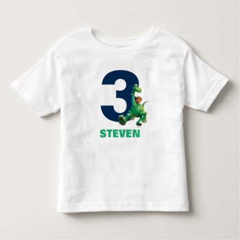 The Good Dinosaur | Birthday Toddler T-shirt by gooddinosaur at Zazzle