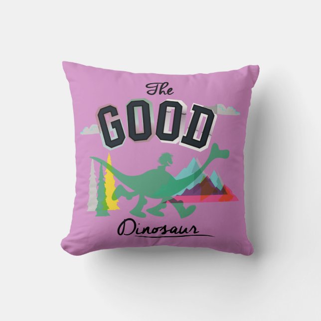 The Good Dinosaur Spot And Arlo Throw Pillow (Front)