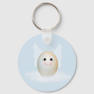 The Good Egg Angel Keychain